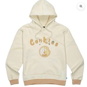 Cookies Show & Prove Fleece Pullover Hoodie Cream Tan 1556H5659 Mens NEW